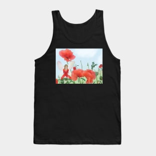 Elfe im Mohn Tank Top